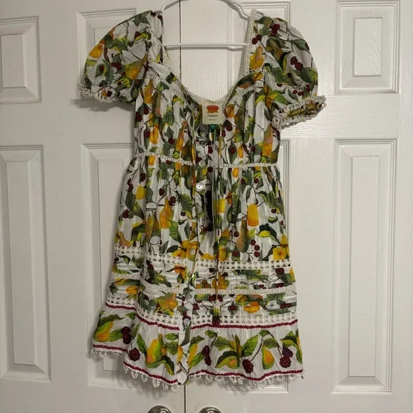 Farm Rio Fruit Orchard Mini Dress NWT - Picture 3 of 10